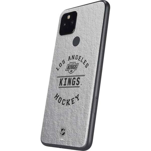 NHL Los Angeles Kings Black Text Google Pixel 4a 5G Skin